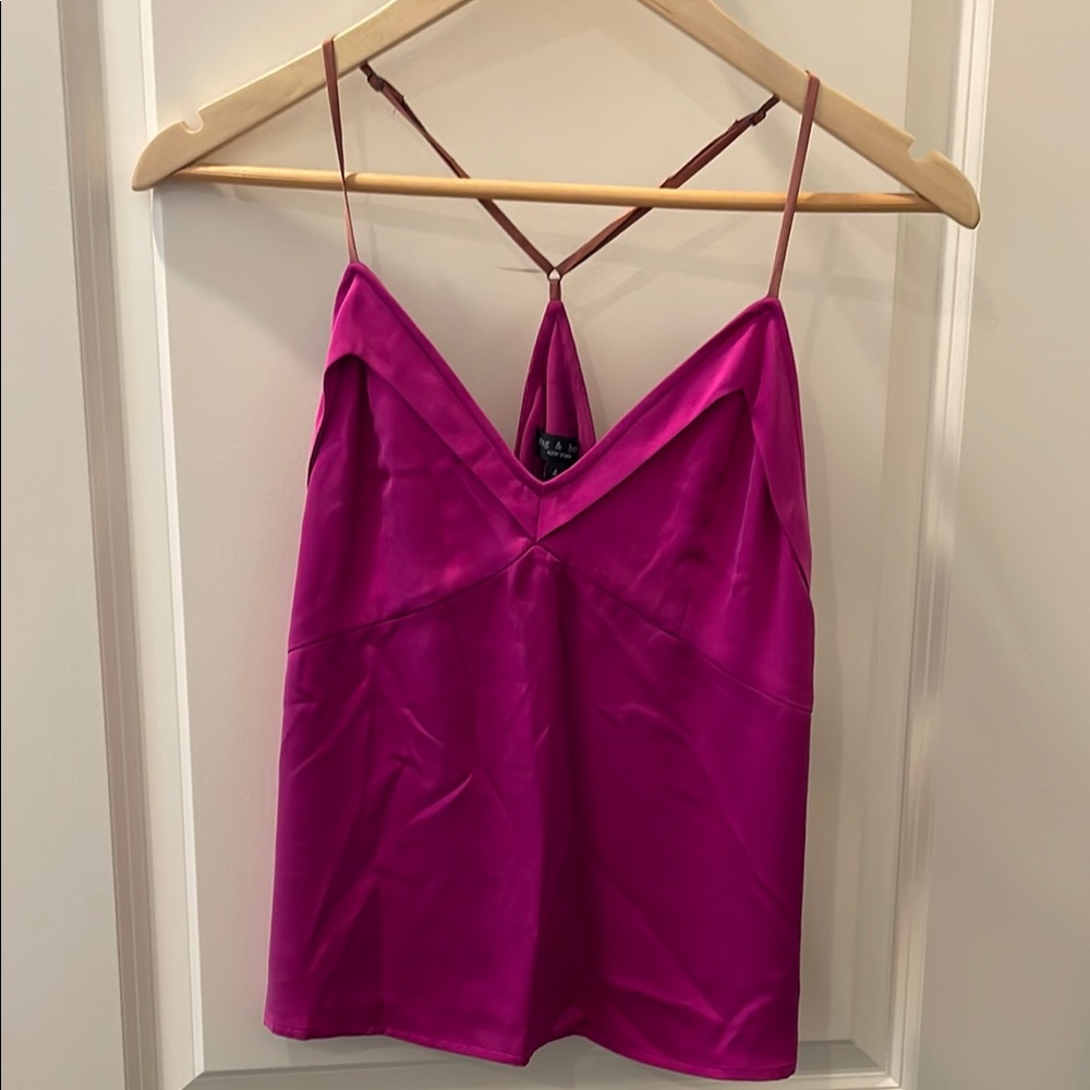 Rag & Bone Pink Crop Camisole